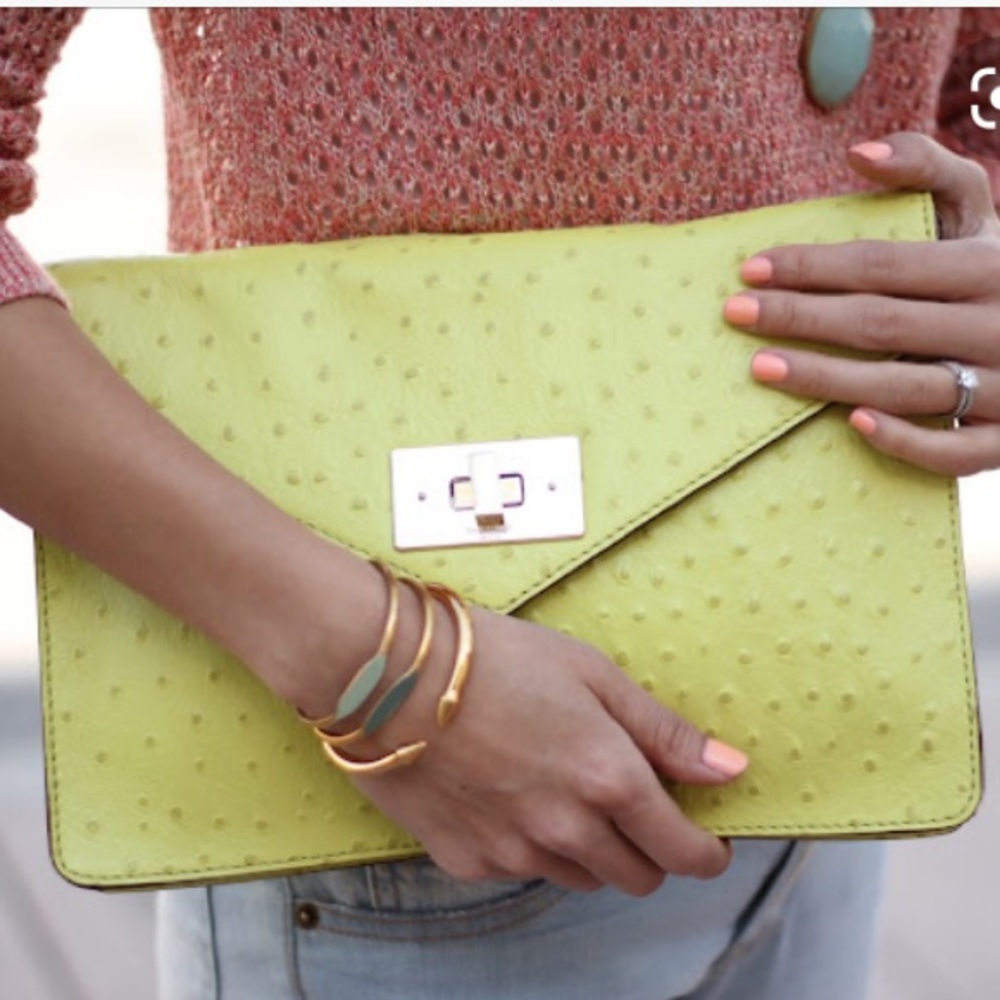 Kate Spade Post Street Madison in electric lime